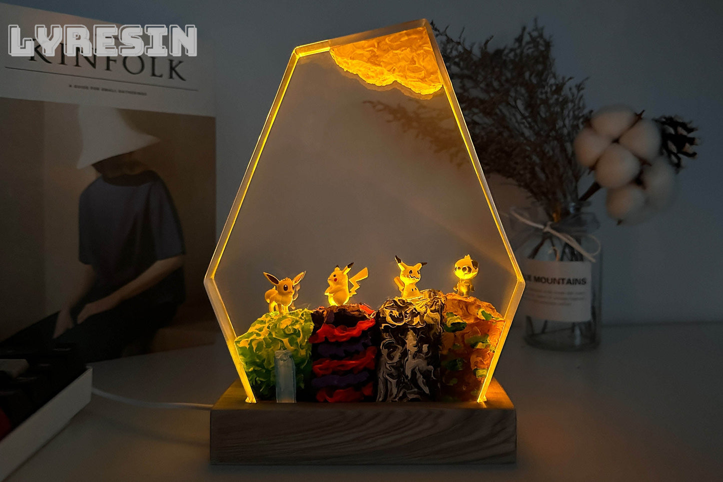 Custom Resin Pokem.on Lamp