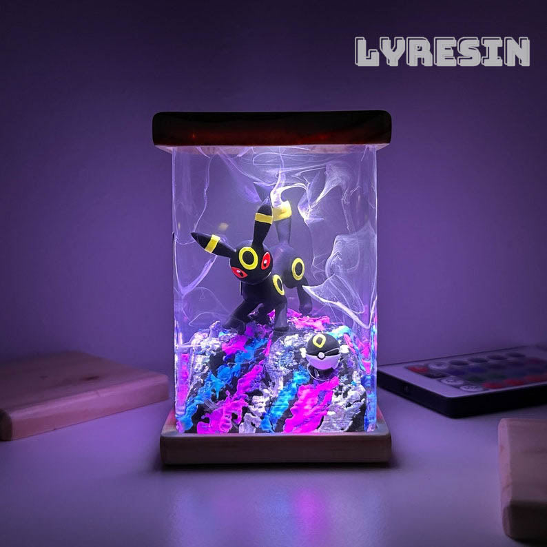 Vaporeon Epoxy Lamp