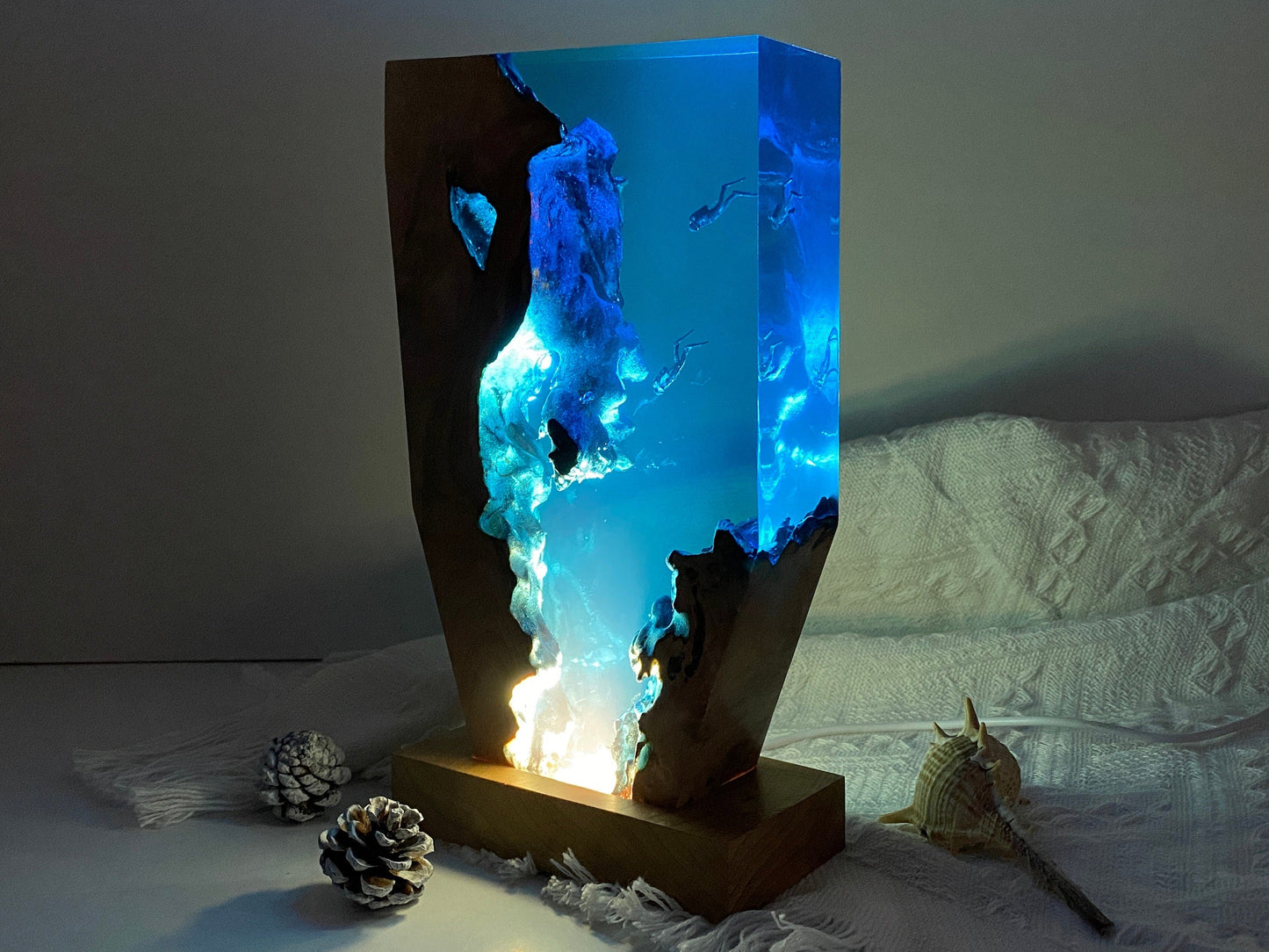 Diver's Resin Night Light