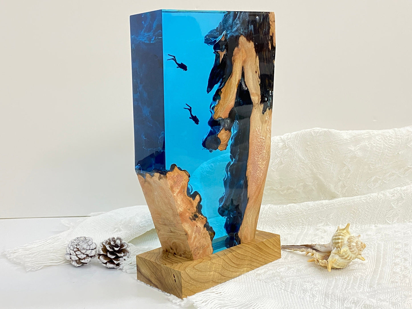 Diver's Resin Night Light