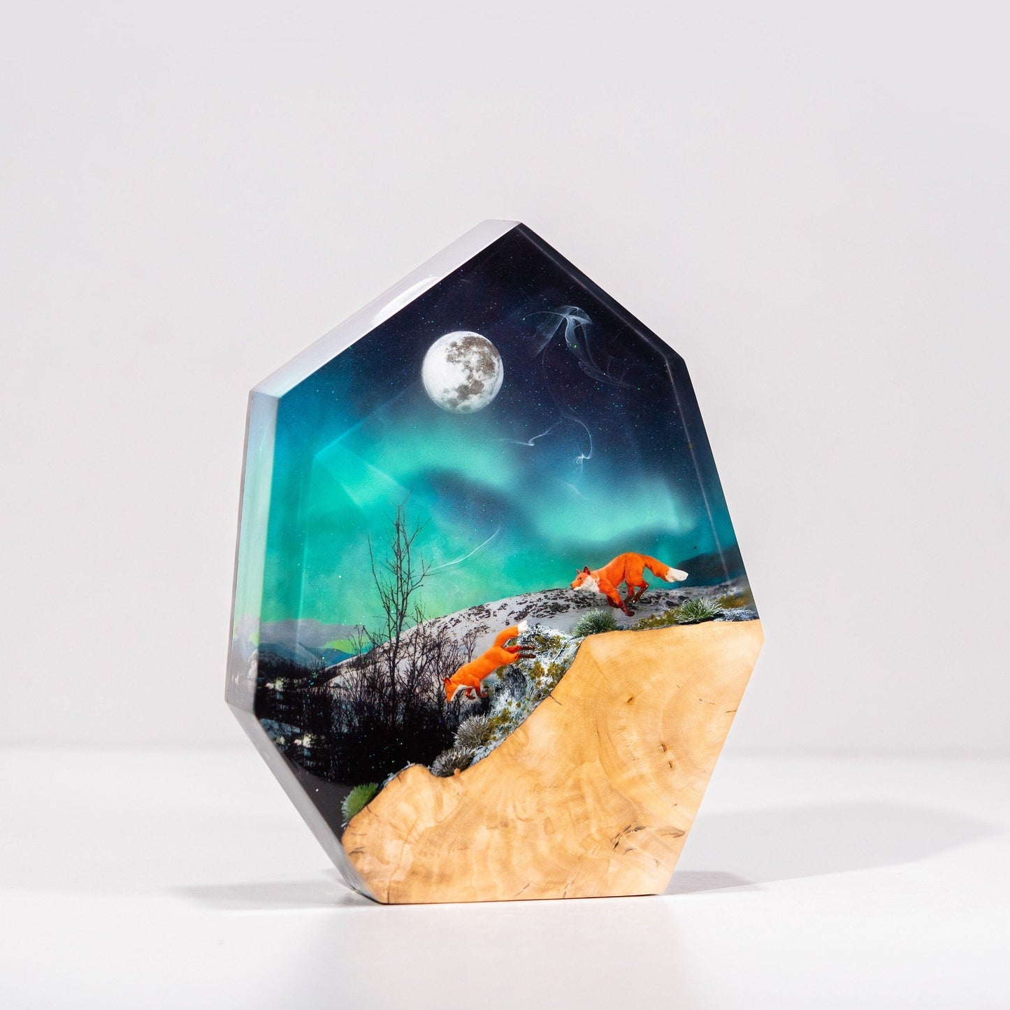 Aurora Borealis Epoxy Lamp(SGR)