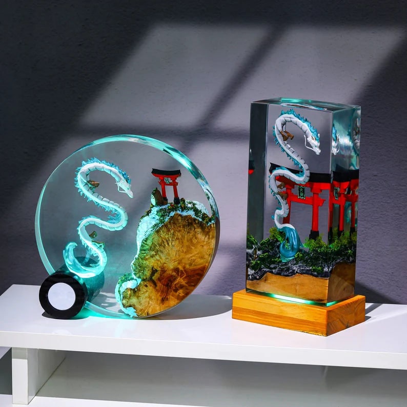 Dragon Night Light Epoxy Lamp(AR)